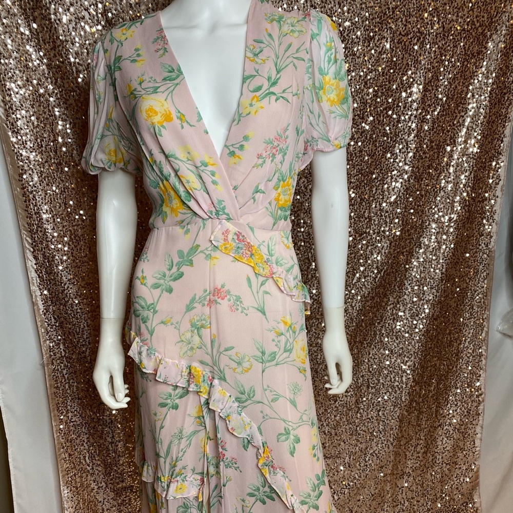 GORGEOUS PINK SPRING ZARA DRESS
